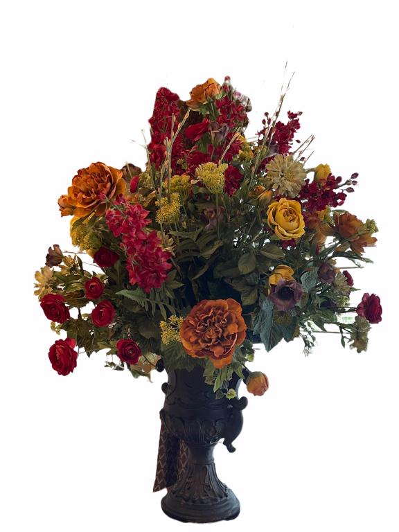 LARGE DESIGNER SILK PLANT FLORAL (1 of 3)