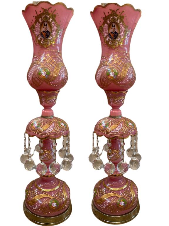 ANTIQUE PERSIAN LUSTERS LAL-E SHAMDOON (1 of 4)