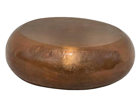 LARGE COPPER "SIMON" COFFEE TABLE 33" (1 of 5)