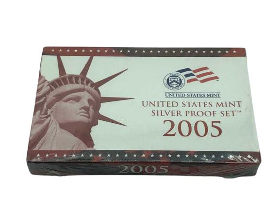 SEALED 2005 UNITED STATES MINT SILVER PROOF SET (1 of 4)