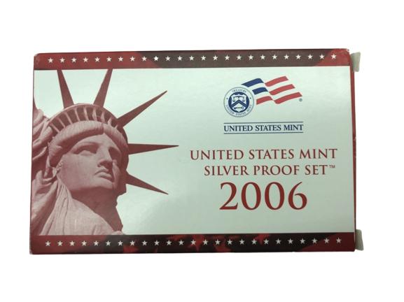 2006 UNITED STATES MINT SILVER PROOF SET IN BOX (1 of 5)