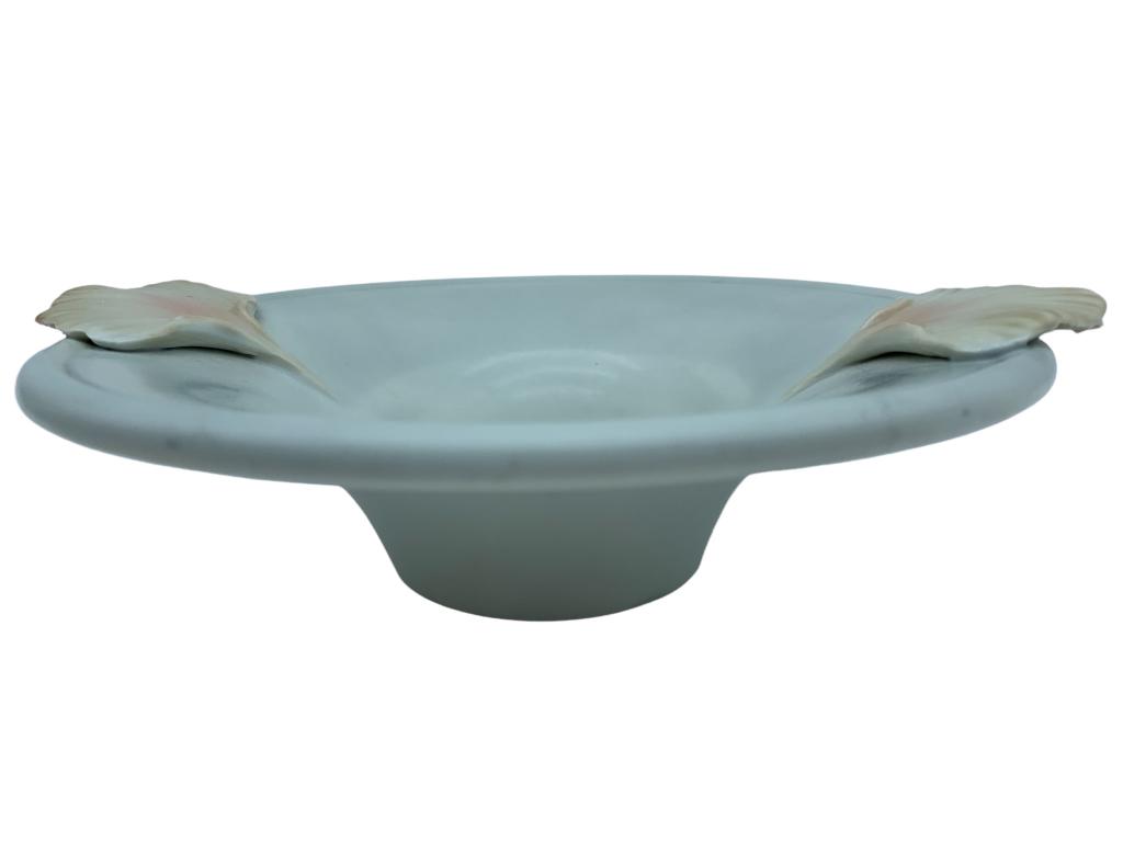 VINTAGE PORCELAIN FLORAL LEAF DISH (1 of 4)