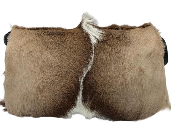 CLEVER CARRIAGE COMPANY DEER HIDE HANDBAG (1 of 6)