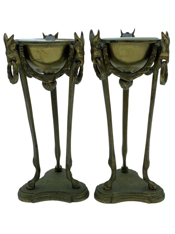 2 VTG EMPIRE DRAGON PEDESTAL COMPOTE JAM & JELLY (1 of 4)