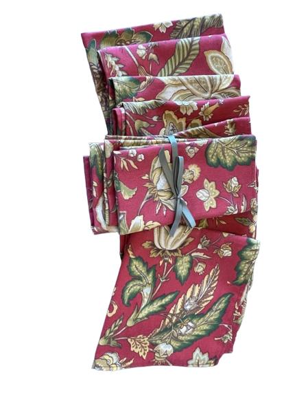 SET OF 12 LILLY PULITZER STYLE TROPICAL NAPKINS: SET OF 12 LILLY PULITZER STYLE TROPICAL NAPKINS