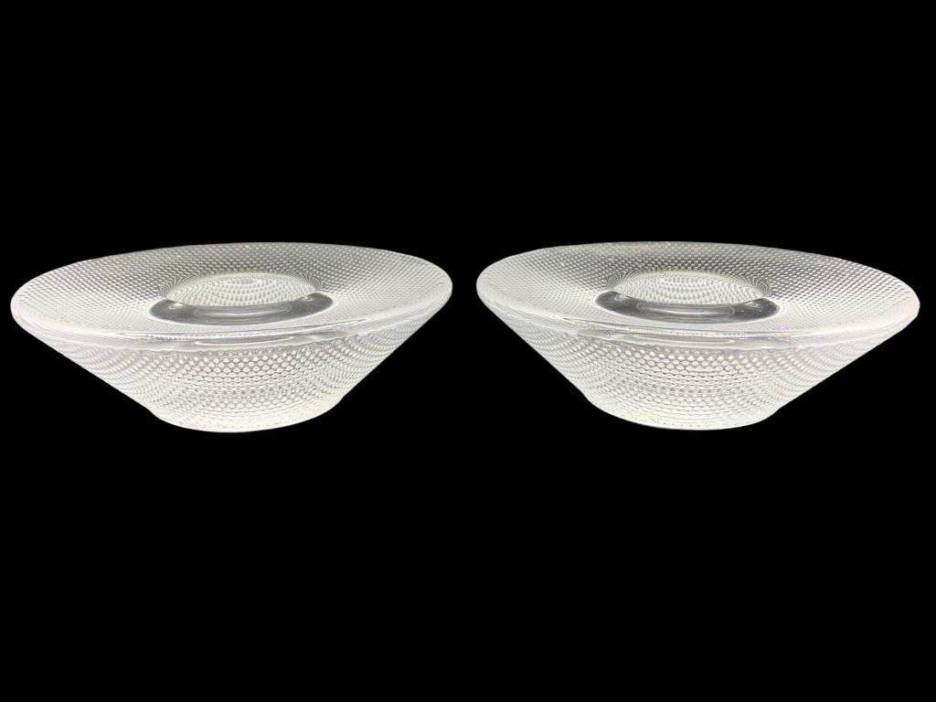 2 VTG KOSTA BODA LIMELIGHT VOTIVE CANDLE HOLDERS (1 of 4)