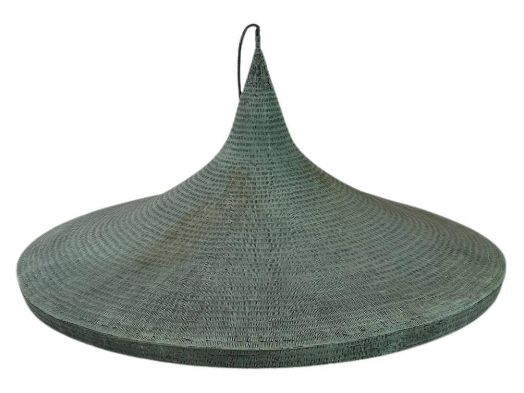 PATINATED COPPER PENDANT LIGHT FIXTURE 42" (1 of 7)