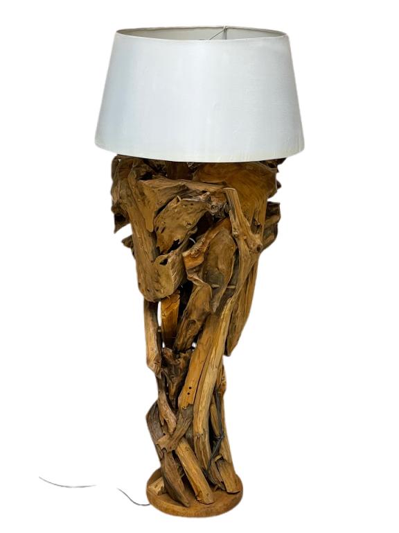 LARGE ORGANIC DRIFTWOOD LAMP 47" 4/5 (1 of 2)
