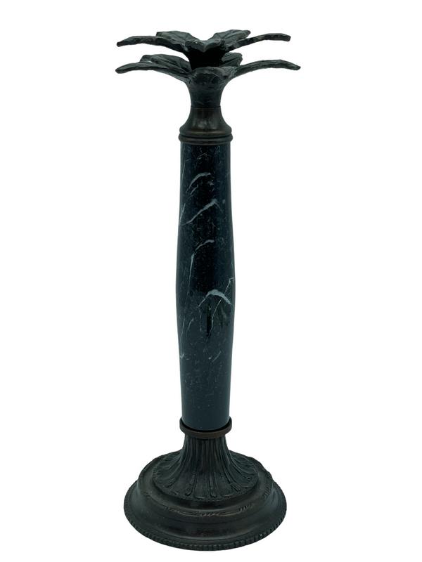 VINTAGE CASTILIAN BRONZE PALM TREE CANDLE HOLDER (1 of 6)