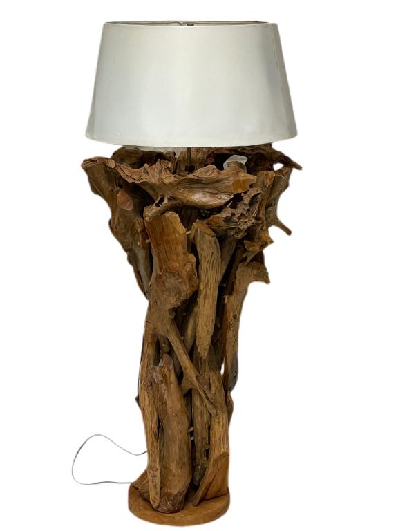 LARGE ORGANIC DRIFTWOOD LAMP 47" 5/5 (1 of 2)