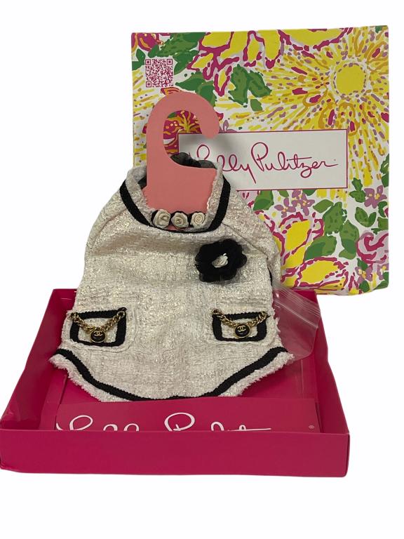 NEW IN BOX! LILLY PULITZER DESIGNER DOG OUTFIT: NEW IN BOX! LILLY PULITZER DESIGNER DOG OUTFIT