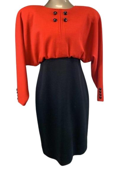 VINTAGE BILL BLASS DRESS, STUNNING, SIZE 6 (1 of 3)