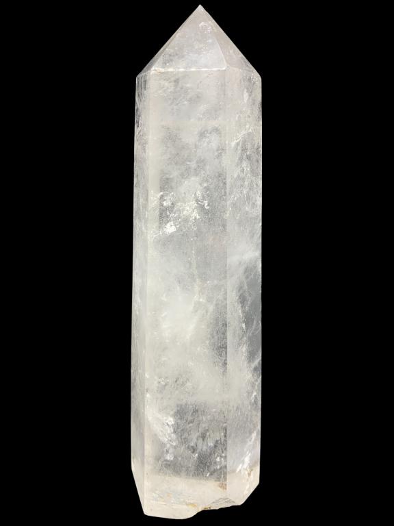 CRYSTAL CLEAR GEODE QUARTZ STONE PAPERWEIGHT (1 of 3)