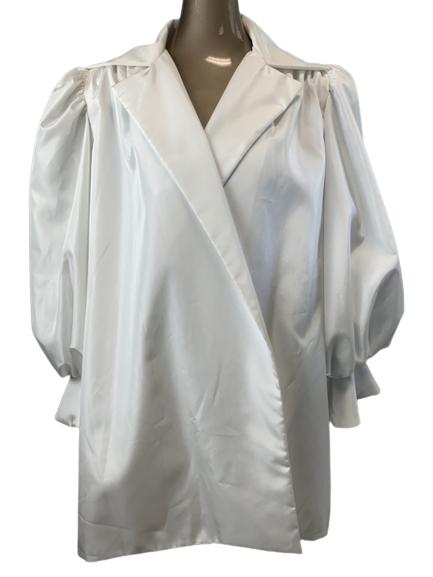 VINTAGE TALLY BOUTIQUE PRETTY JACKET, SIZE S: VINTAGE TALLY BOUTIQUE PRETTY JACKET, SIZE S - SIZE S- BRILLIANT WHITE COLOR- EXCELLENT CONDITION