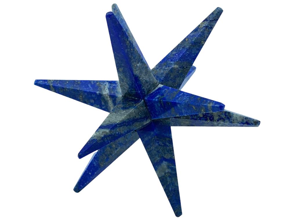 CRYSTAL LAPIS LAZULI STAR MERKABA MINERAL STONE (1 of 2)