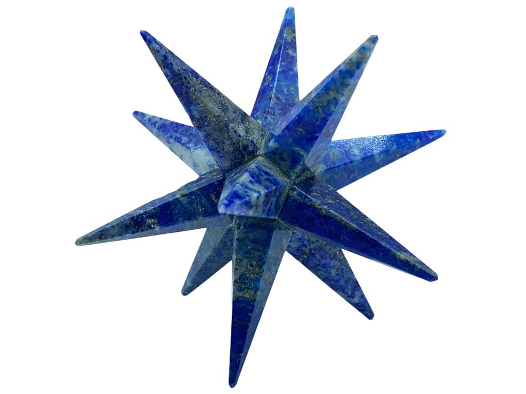 CRYSTAL LAPIS LAZULI STAR MERKABA MINERAL STONE (1 of 2)