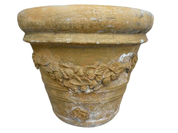 LARGE OUTDOOR TERRACOTTA PLANTER 32" (1 of 3)