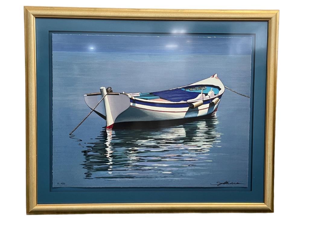 REALIST COASTAL BOAT  PRINT BY IGOR MEDVEDEV 36" (1 of 7)