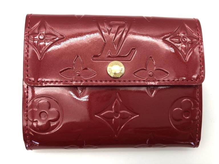 LOUIS VUITTON RED MONOGRAM VERNIS LUDLOW WALLET (1 of 6)