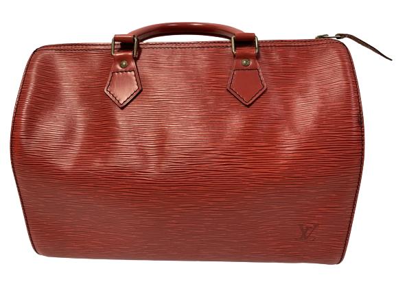 LOUIS VUITTON READ LEATHER SPEEDY BAG (1 of 3)