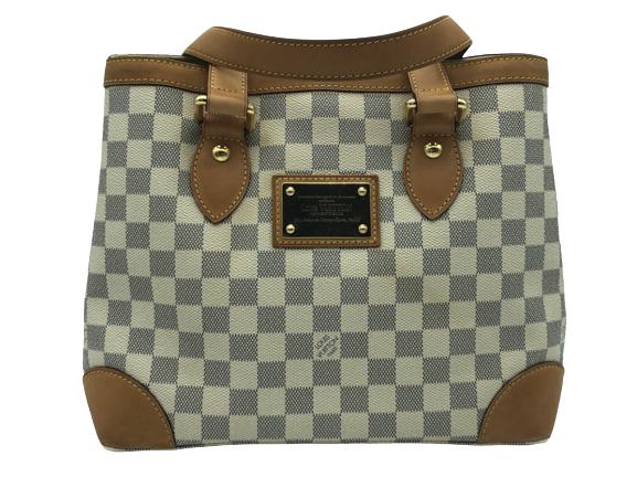 LOUIS VUITTON HAMPSTEAD IVORY DAMIER AZUR  HANDBAG (1 of 4)