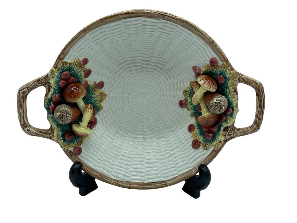 FITZ & FLOYD FALL HARVEST MUSHROOM PLATE 14" (1 of 4)