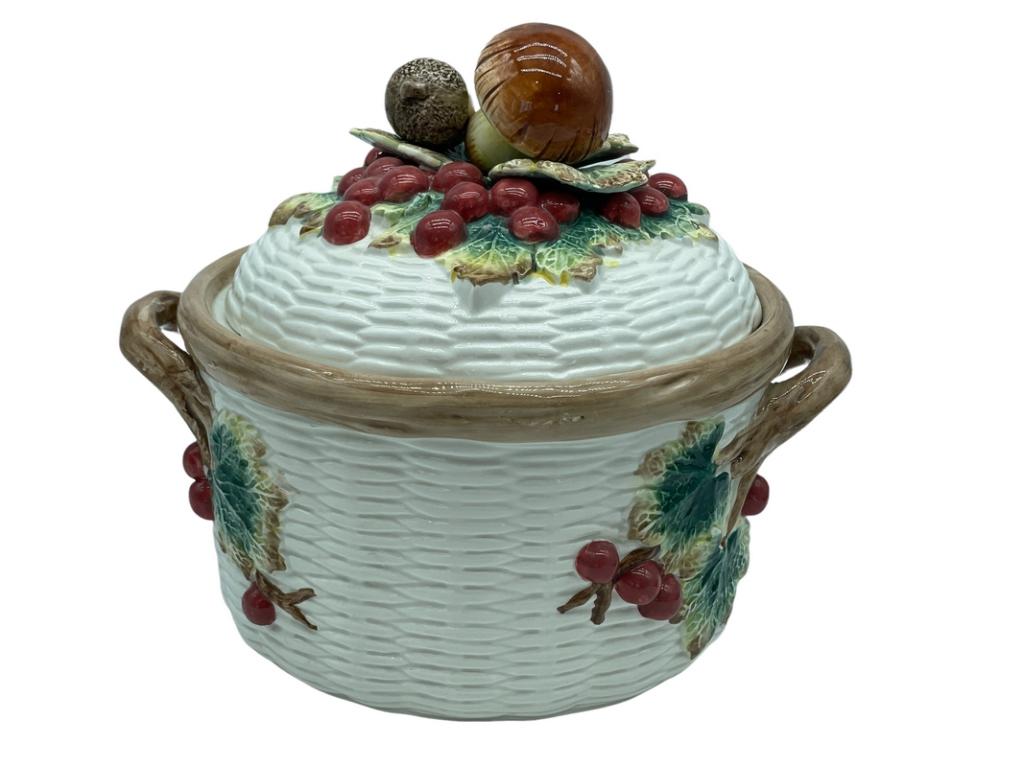 VTG FITZ & FLOYD FALL HARVEST CASSEROLE DISH 10" (1 of 4)