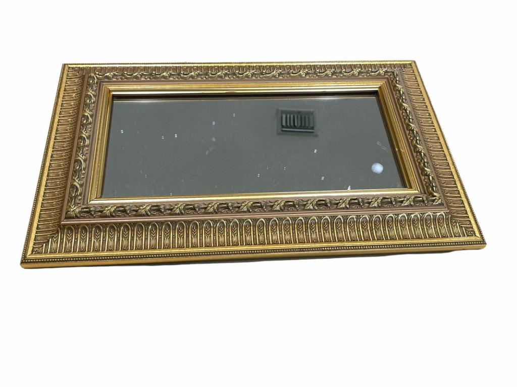 MIRRORED GOLD GILTED  PERFUME BOTTLE TRAY (1 of 2)