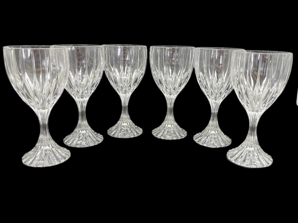 VTG MIKASA PARK LANE WINE GLASSES 6 1/2": VTG MIKASA PARK LANE WINE GLASSES 6 1/2"