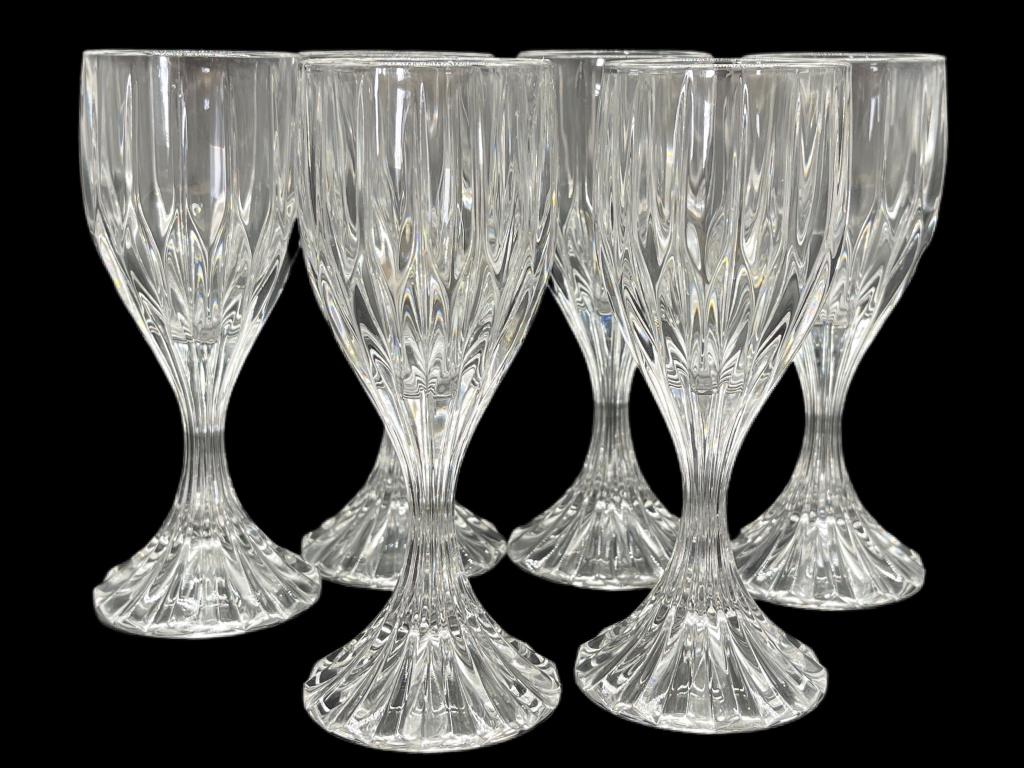 VTG MIKASA PARK LANE WINE GLASSES 6 3/4": VTG MIKASA PARK LANE WINE GLASSES 6 3/4"