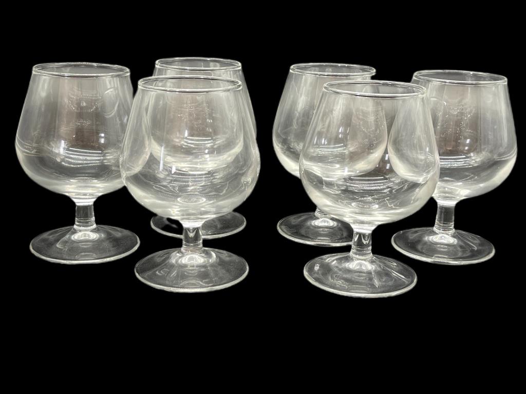 SET OF 6 BRANDY SNIFTERS (1 of 1)