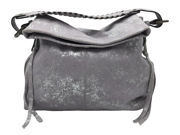 AIMEE KESTENBERG LAVENDER METALLIC HANDBAG (1 of 6)
