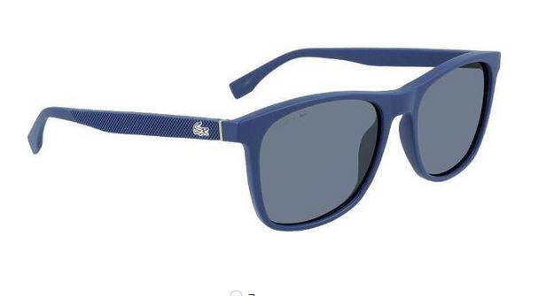LACOSTE PETITE PIQUE MATTE DARK BLUE SQUARE NEW (1 of 3)