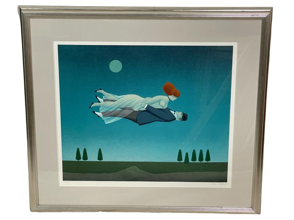 J. BALET "BUTTERFLY COLLECTOR" SERIGRAPH PRINT 34" (1 of 6)