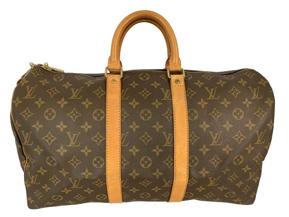 LOUIS VUITTON MONOGRAMED CANVAS KEEPALL 45 (1 of 4)