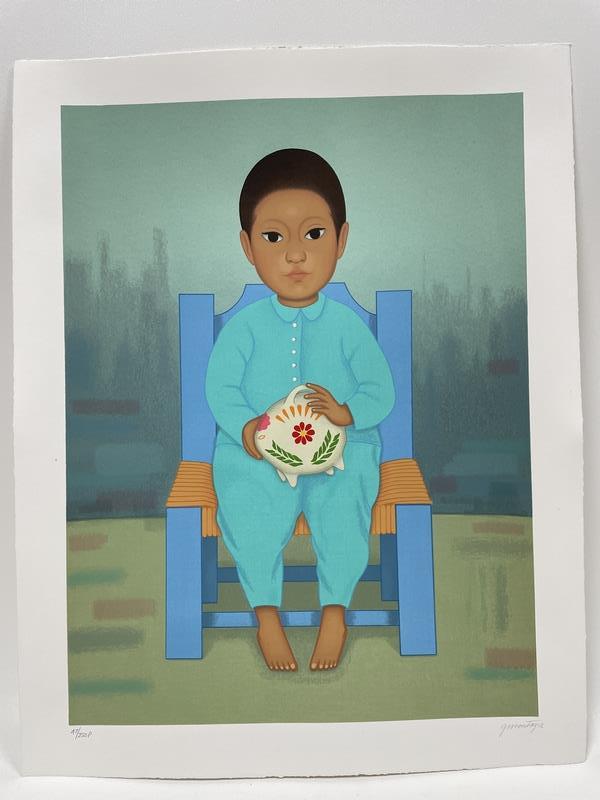 GUSTAVO MONTOYA SERIGRAPH PRINT 27" (1 of 3)