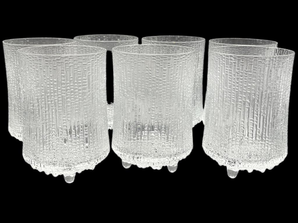 7 VTG IITTALA  "ULTIMA THULE" HIGH BALL GLASSES (1 of 5)