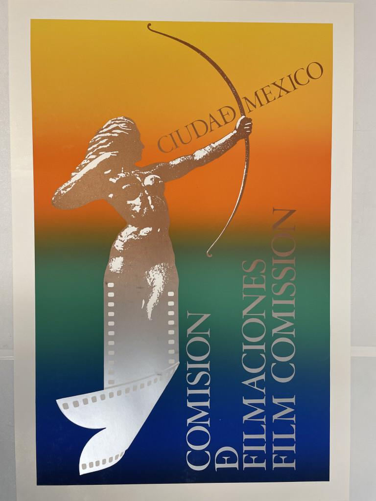 MEXICO FILM COMMISSION SERIGRAPH POSTER PRINT 32" (1 of 1)