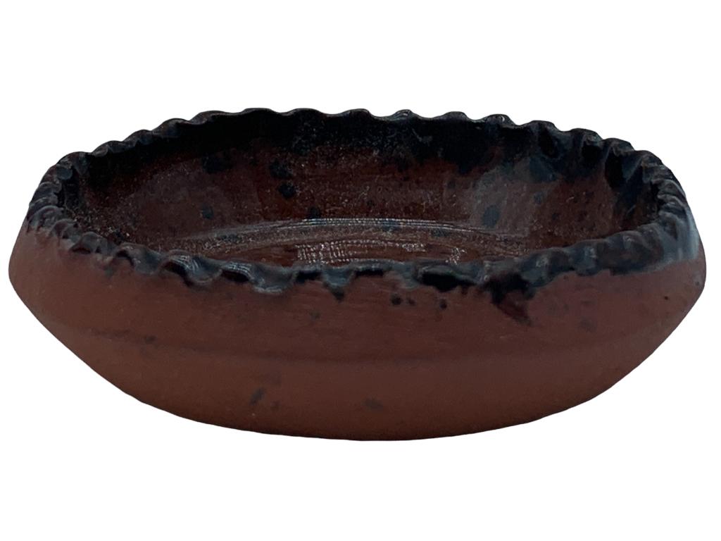 FOLTZ REDWARE 2.25" MINIATURE HEART RING DISH (1 of 3)