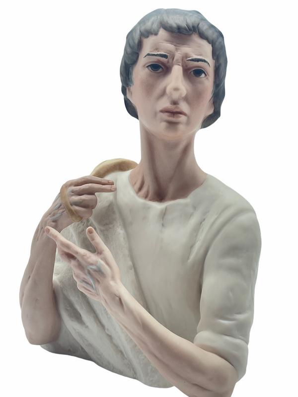 LASZLO ISPANKY "DAVID" PORECELAIN BISQUE STATUE (1 of 5)