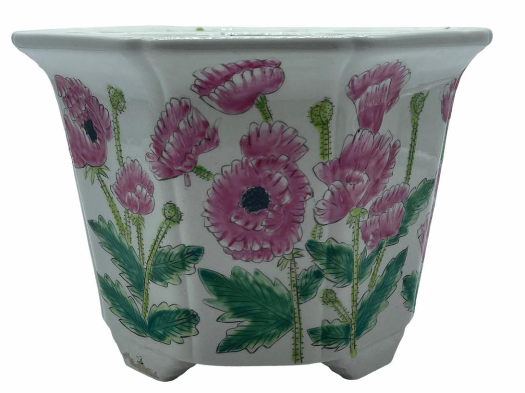 HANDPAINTED VINTAGE PLANTER (1 of 3)