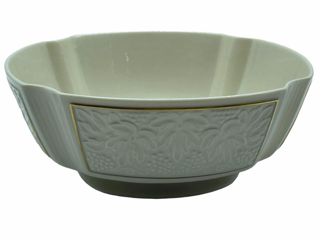 VINTAGE LENOX ACARDIA COLLECTION BOWL: VINTAGE LENOX ACARDIA COLLECTION BOWL