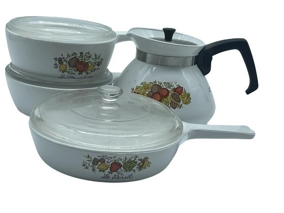 VTG CORNINGWARE "SPICE OF LIFE" SET (1 of 1)