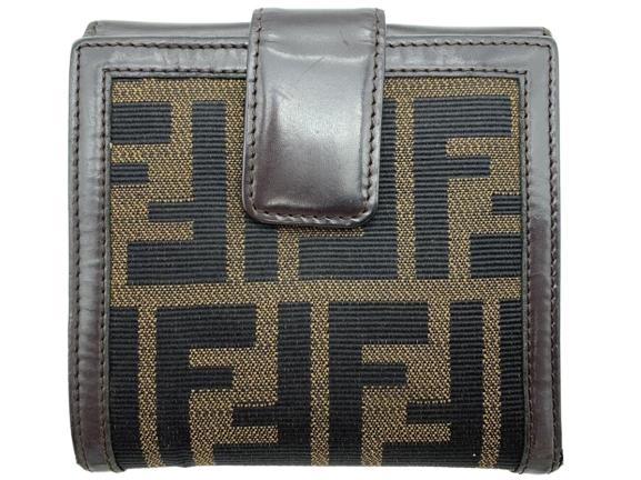 FENDI ZUCCA CANVAS BIFOLD WALLET (1 of 3)