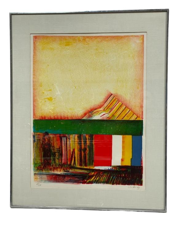 JOHN SEERY ABSTRACT LANDSCAPE ART PRINT (1 of 10)