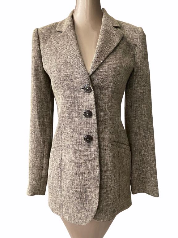 DANA BUCHMAN TWEED BLEND JACKET SZ 2 (1 of 3)