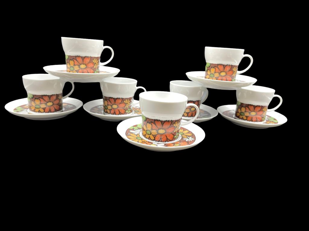 7 NORITAKE YOUNGER IMAGE "CULEBRA "CUPS/SAUCERS: 7 NORITAKE YOUNGER IMAGE "CULEBRA "CUPS/SAUCERS THIRD PARTY SHIPPING OR LOCAL PICKUP REQUIRED ON ALL ITEMS. A list of shippers can be found in our Shipping Policy and in our Terms & Conditions of