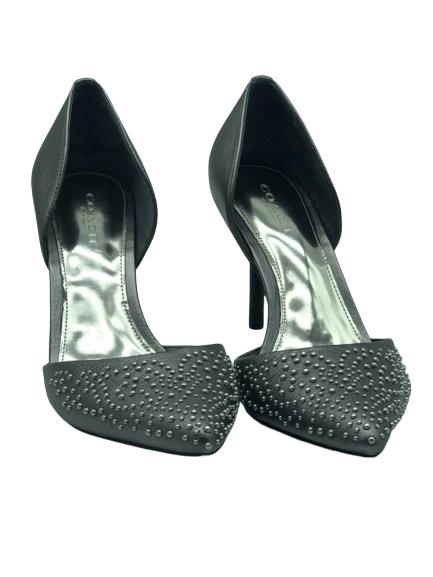 NEW IN BOX COACH GUNMETAL NAT PEBBLE PUMPS 6.5M: NEW IN BOX COACH GUNMETAL NAT PEBBLE PUMPS 6.5M