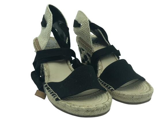 NEW VINCE CAMUTO ANIMAL/JUTE WRAP SANDAL 6.5: NEW VINCE CAMUTO ANIMAL/JUTE WRAP SANDAL 6.5 -NEW IN BOX