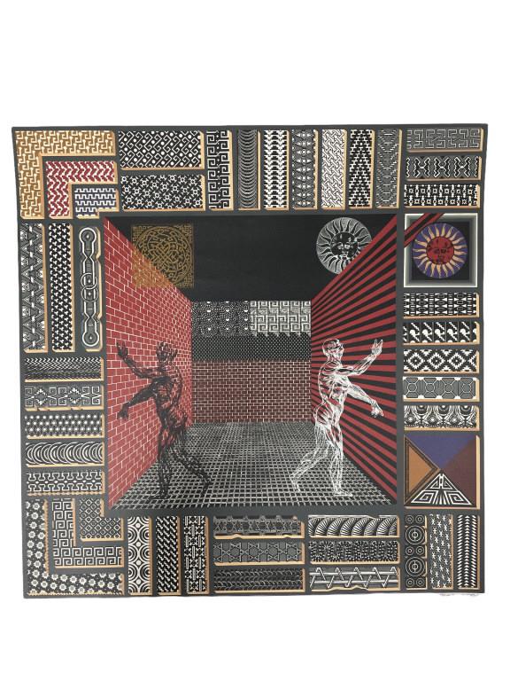 PEDRO FRIEDEBERG SERIGRAPH PRINT EDITION 23": PEDRO FRIEDEBERG SERIGRAPH PRINT EDITION-PENCIL SIGNED & NUMBERED 911 / 1000-23" X 23" APPROX-VERY GOOD CONDITION-DP112221